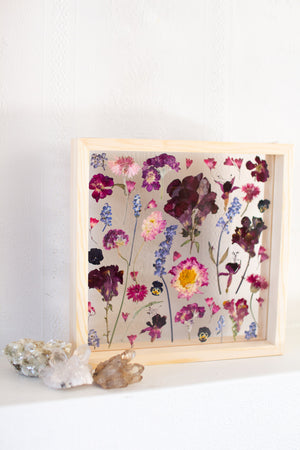 Plum Framed Florals