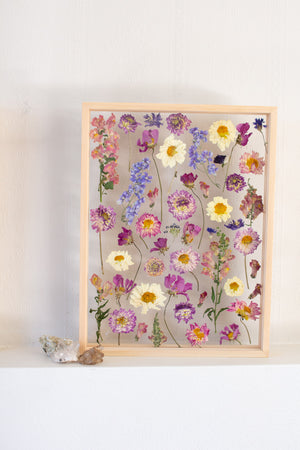 Lush Lilac Framed Florals