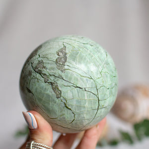 Green Moonstone Sphere