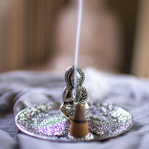 Buddha Aluminium Incense Burner