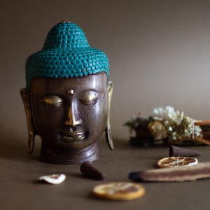 Brass Buddha Head
