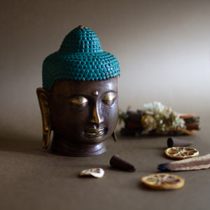 Brass Buddha Head